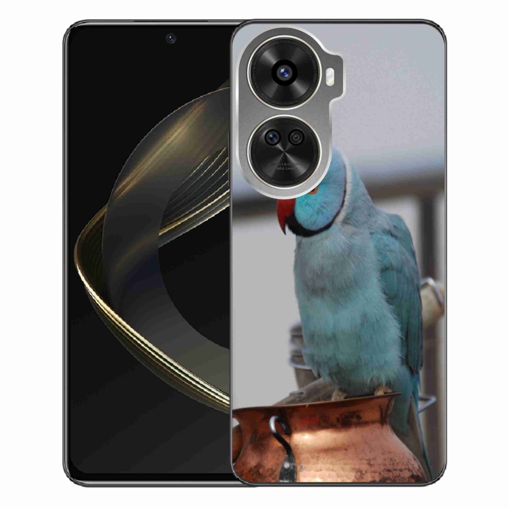 Gélový kryt mmCase na Huawei Nova 12 SE - papagáj alexander modrý