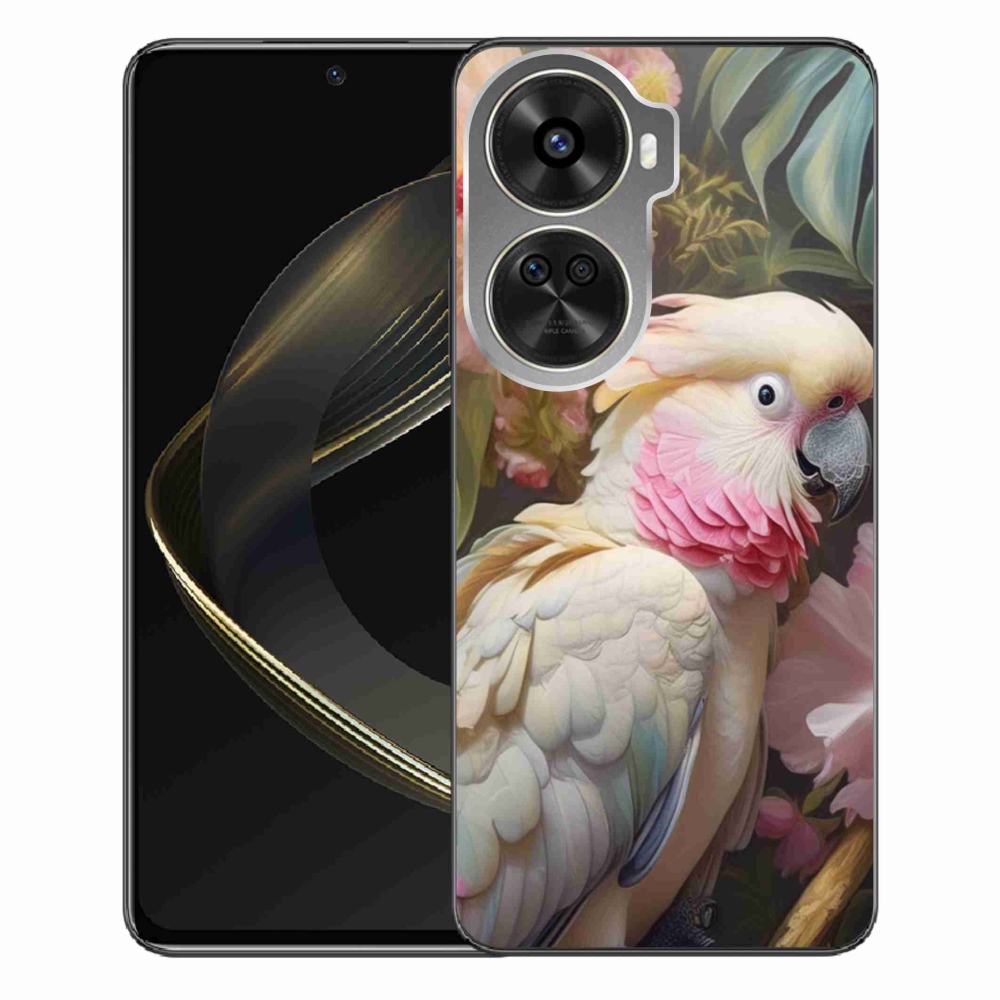 Gélový kryt mmCase na Huawei Nova 12 SE - papagáj kakadu ružový 2