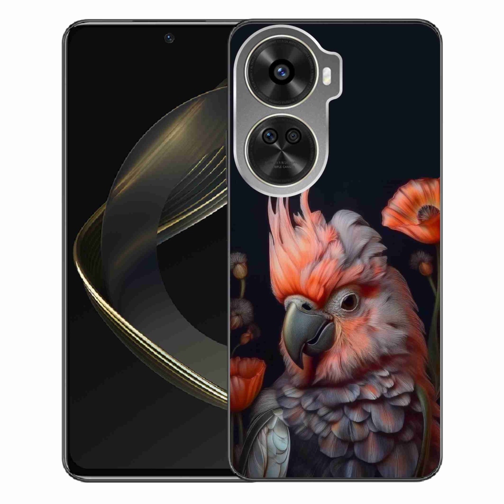 Gélový kryt mmCase na Huawei Nova 12 SE - papagáj kakadu vo farbách