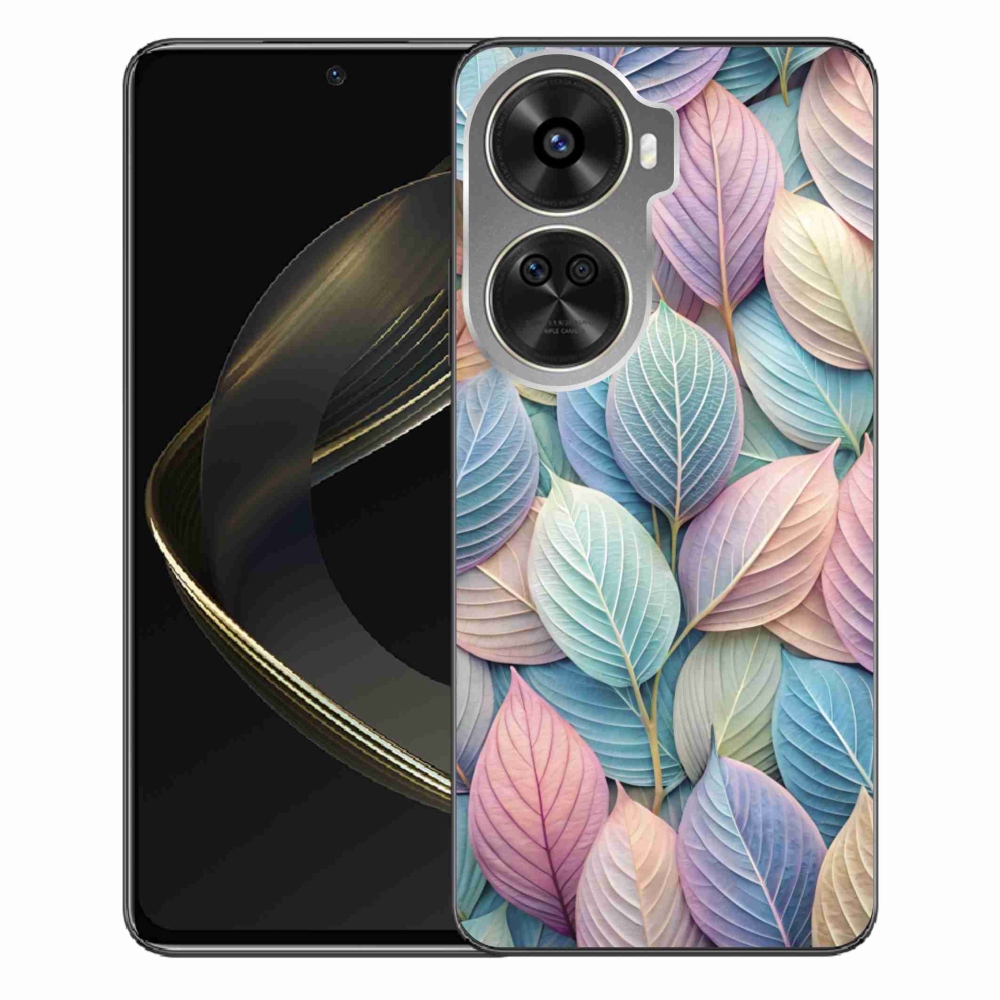 Gélový kryt mmCase na Huawei Nova 12 SE - pastelové listy