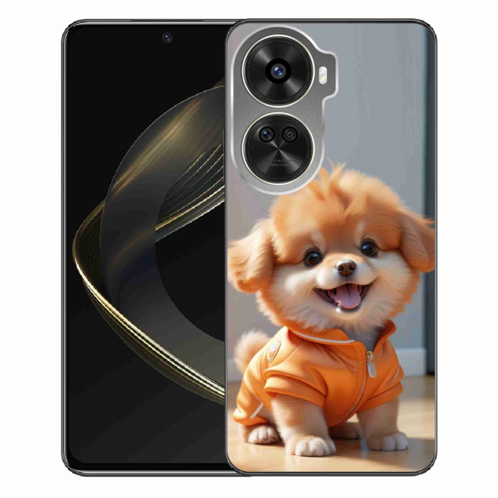 Gélový kryt mmCase na Huawei Nova 12 SE - roztomilý pomeranian v mikine