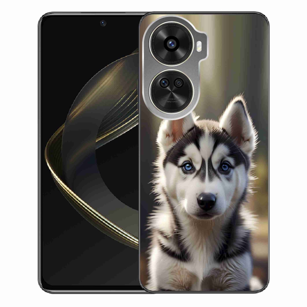 Gélový kryt mmCase na Huawei Nova 12 SE - roztomilý sibírsky husky