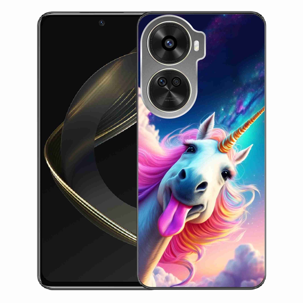 Gélový kryt mmCase na Huawei Nova 12 SE - šialený jednorožec