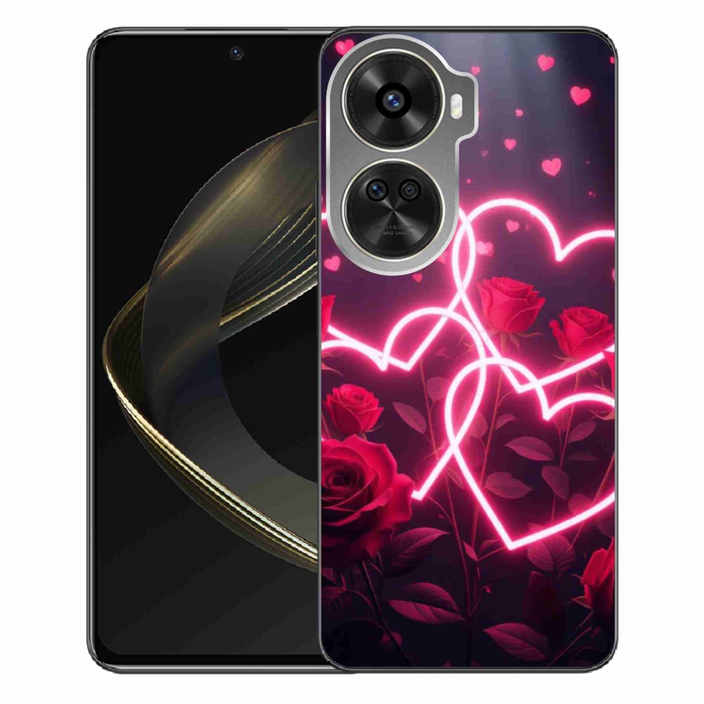 Gélový kryt mmCase na Huawei Nova 12 SE - srdce lásky