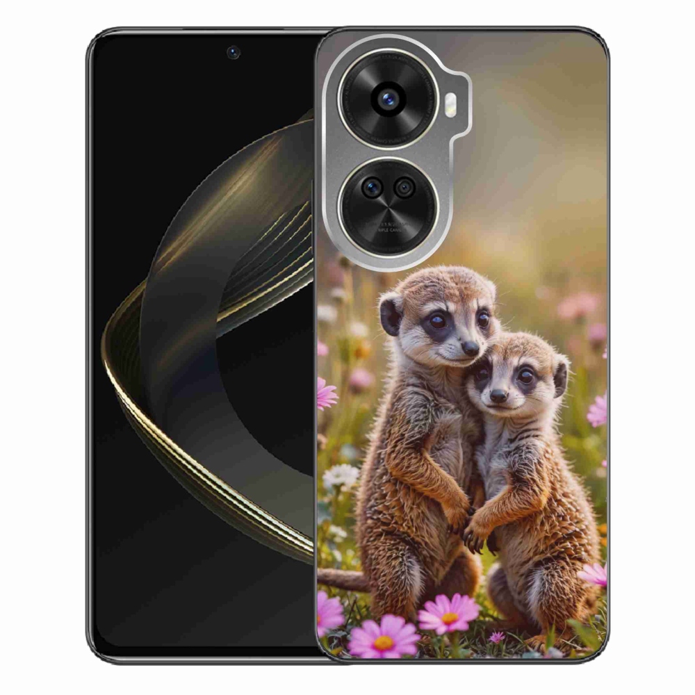 Gélový kryt mmCase na Huawei Nova 12 SE - surikatí duo