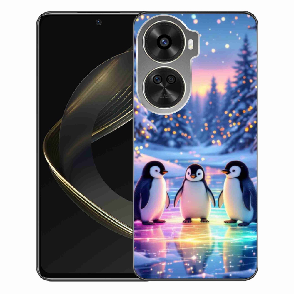 Gélový kryt mmCase na Huawei Nova 12 SE - tučniaky