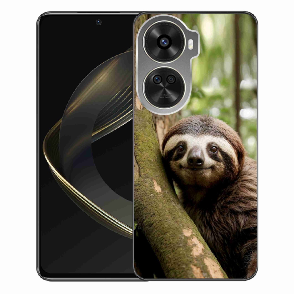 Gélový kryt mmCase na Huawei Nova 12 SE - usmievavý leňochod