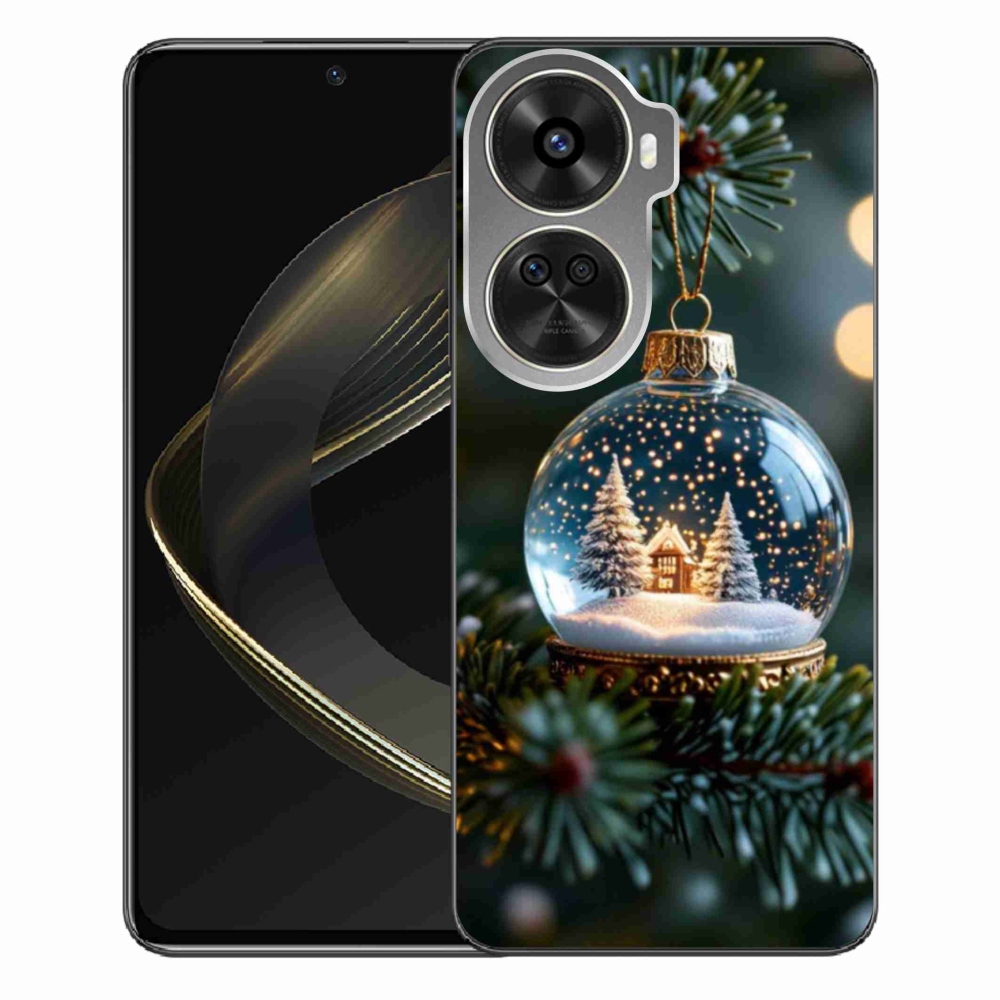 Gélový kryt mmCase na Huawei Nova 12 SE - vianočné gule 2