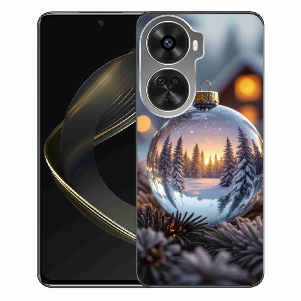Gélový kryt mmCase na Huawei Nova 12 SE - vianočná ozdoba