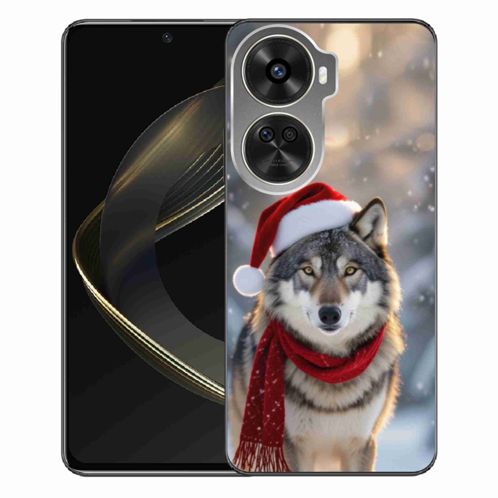Gélový kryt mmCase na Huawei Nova 12 SE - vianočný vlk