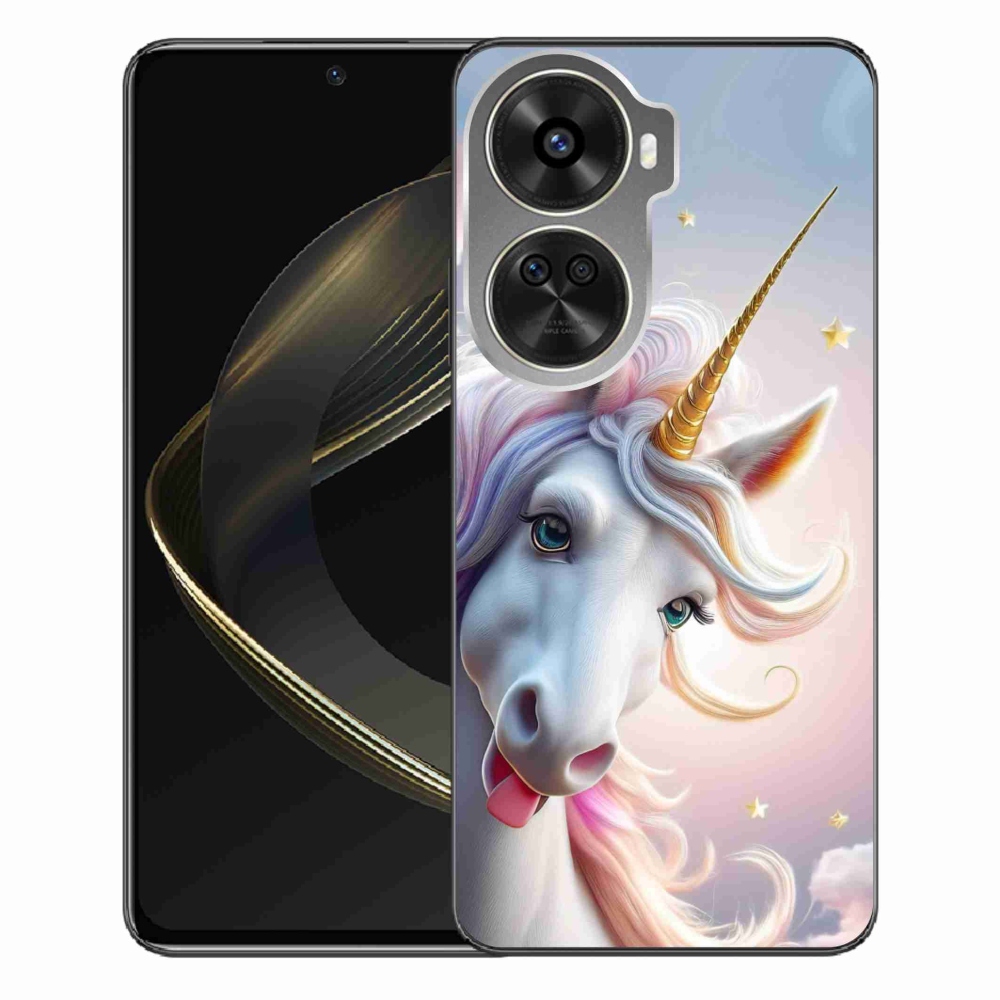 Gélový kryt mmCase na Huawei Nova 12 SE - veselý jednorožec