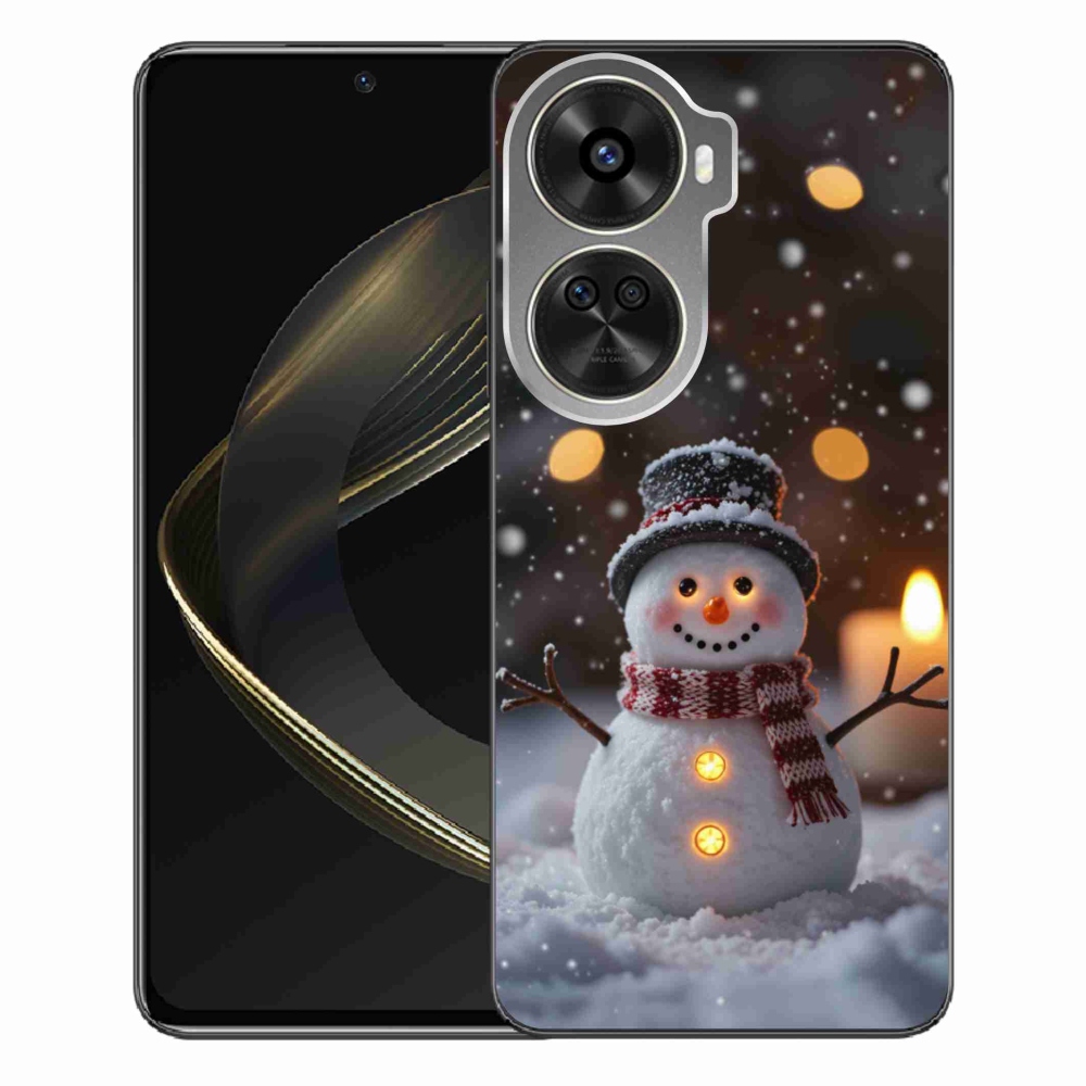 Gélový kryt mmCase na Huawei Nova 12 SE - veselý snehuliak