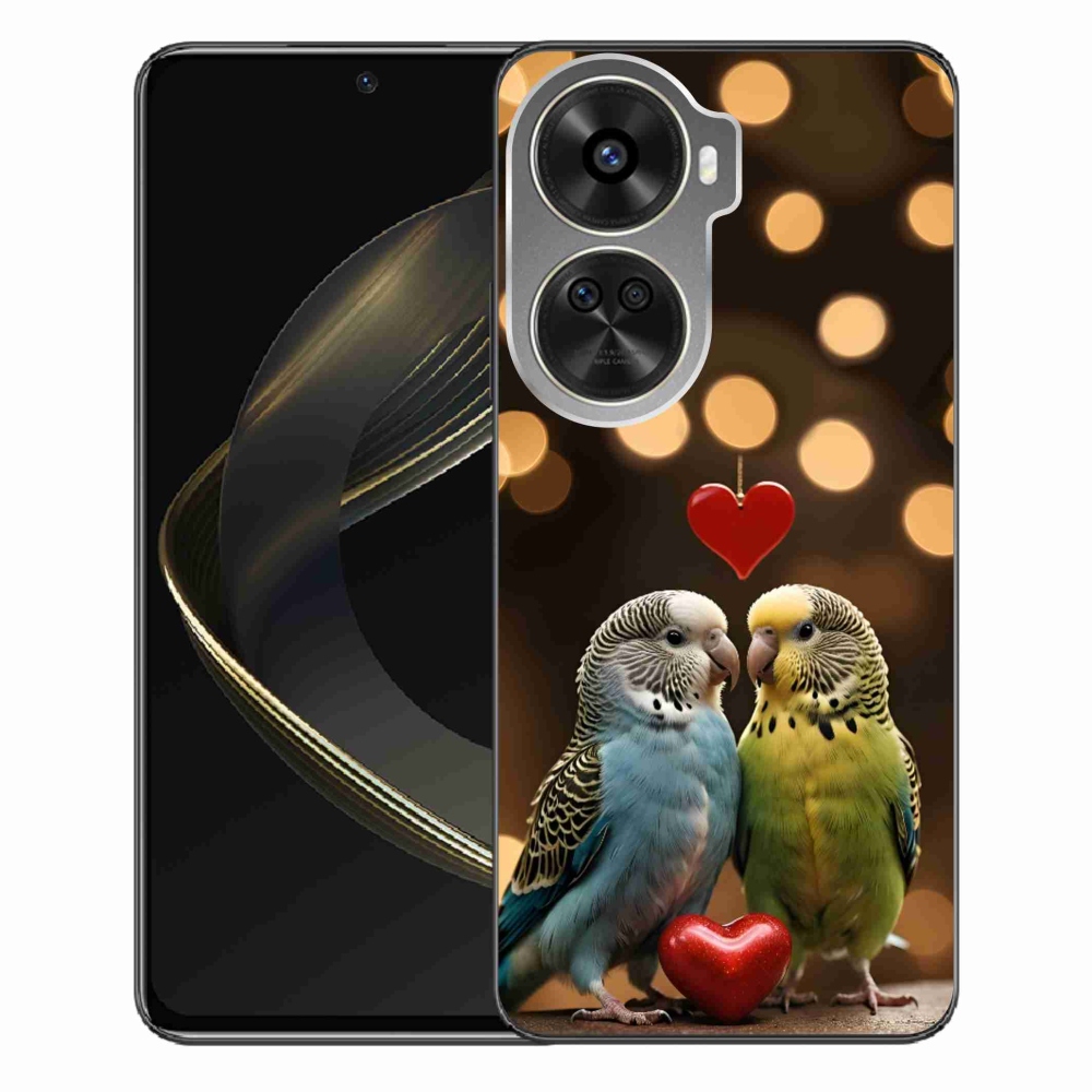 Gélový kryt mmCase na Huawei Nova 12 SE - zamilovaní papagáje