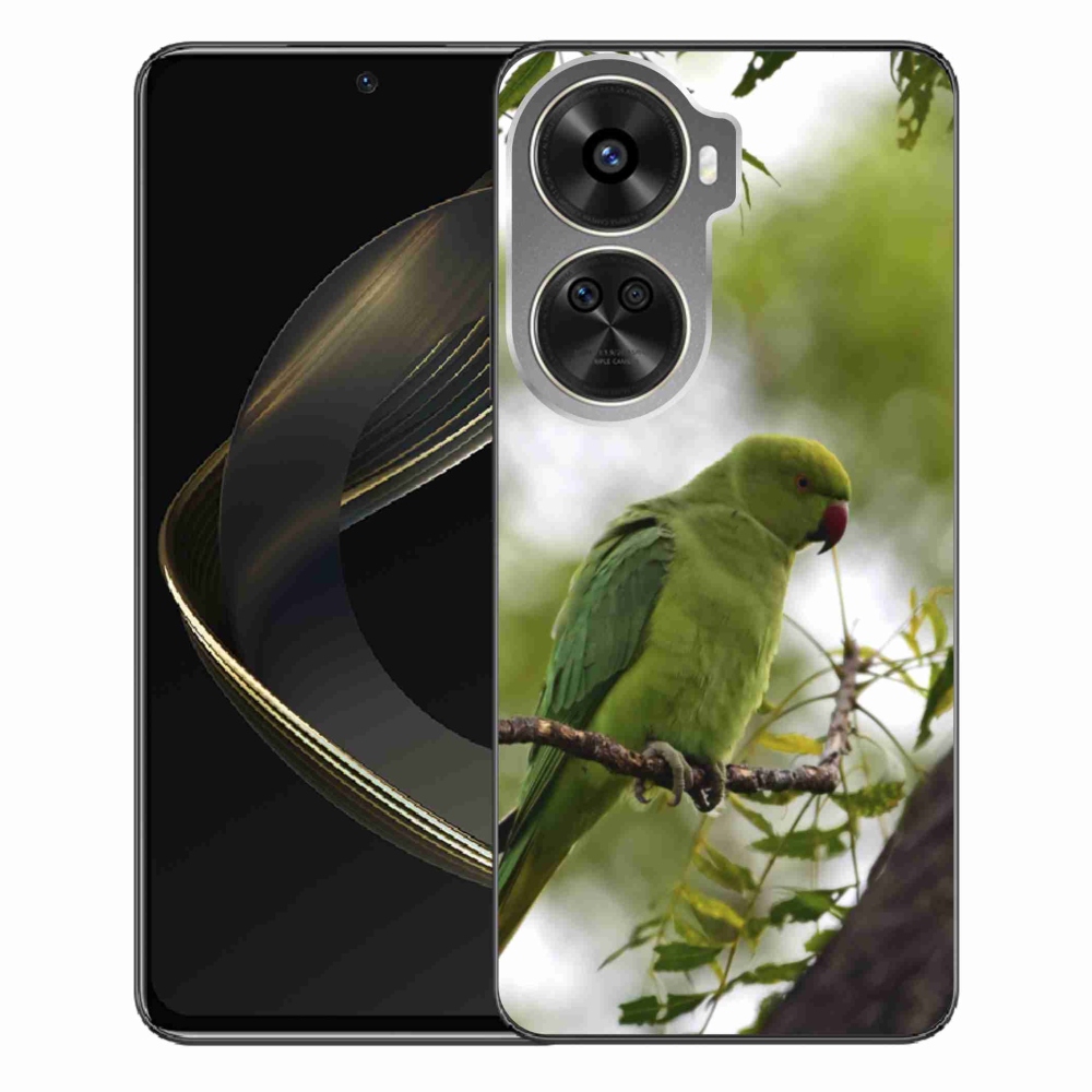 Gélový kryt mmCase na Huawei Nova 12 SE - zelený papagáj