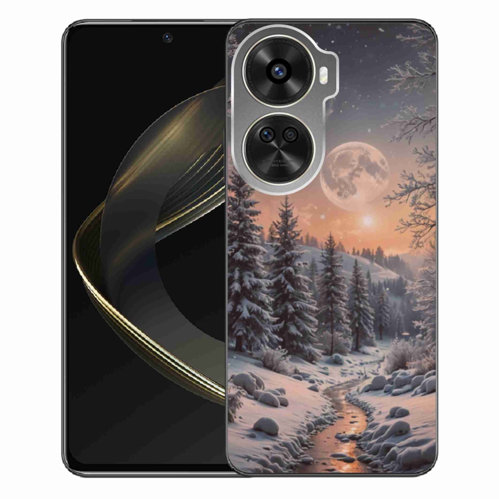 Gélový kryt mmCase na Huawei Nova 12 SE - zimná krajina 2