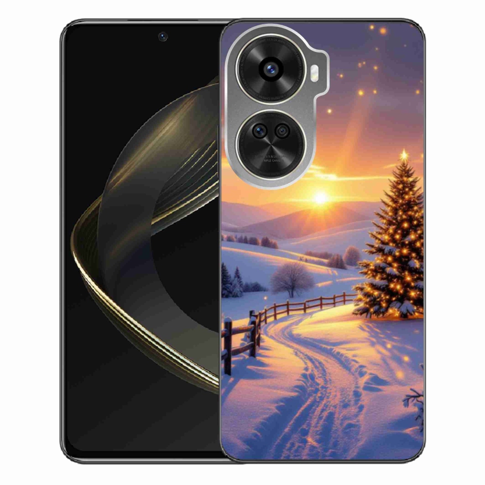 Gélový kryt mmCase na Huawei Nova 12 SE - zimná krajina