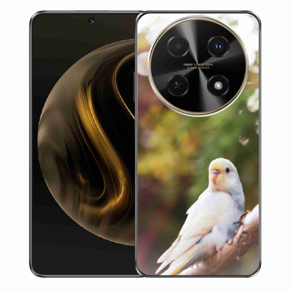 Gélový kryt mmCase na Huawei Nova 12i - andulka biela