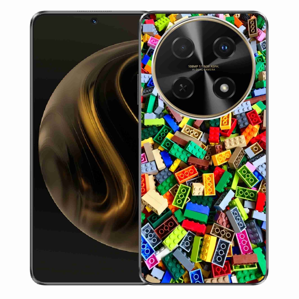 Gélový kryt mmCase na Huawei Nova 12i - farebné stavebné kocky