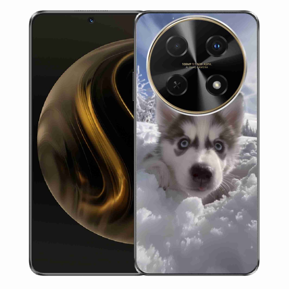 Gélový kryt mmCase na Huawei Nova 12i - husky v snehu