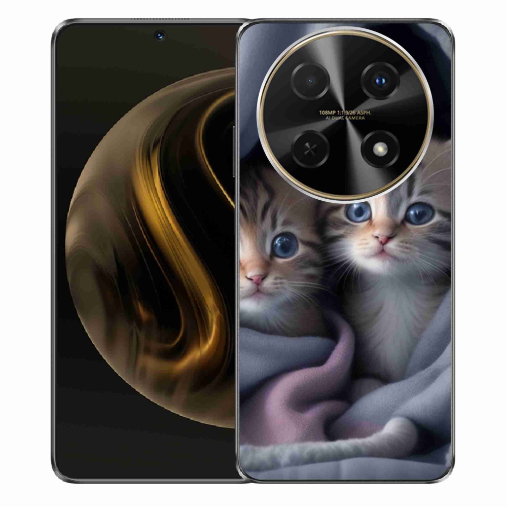 Gélový kryt mmCase na Huawei Nova 12i - mačacie duo 2