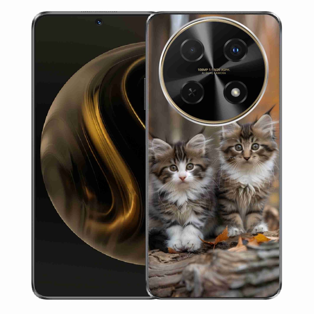 Gélový kryt mmCase na Huawei Nova 12i - mačacie duo 3