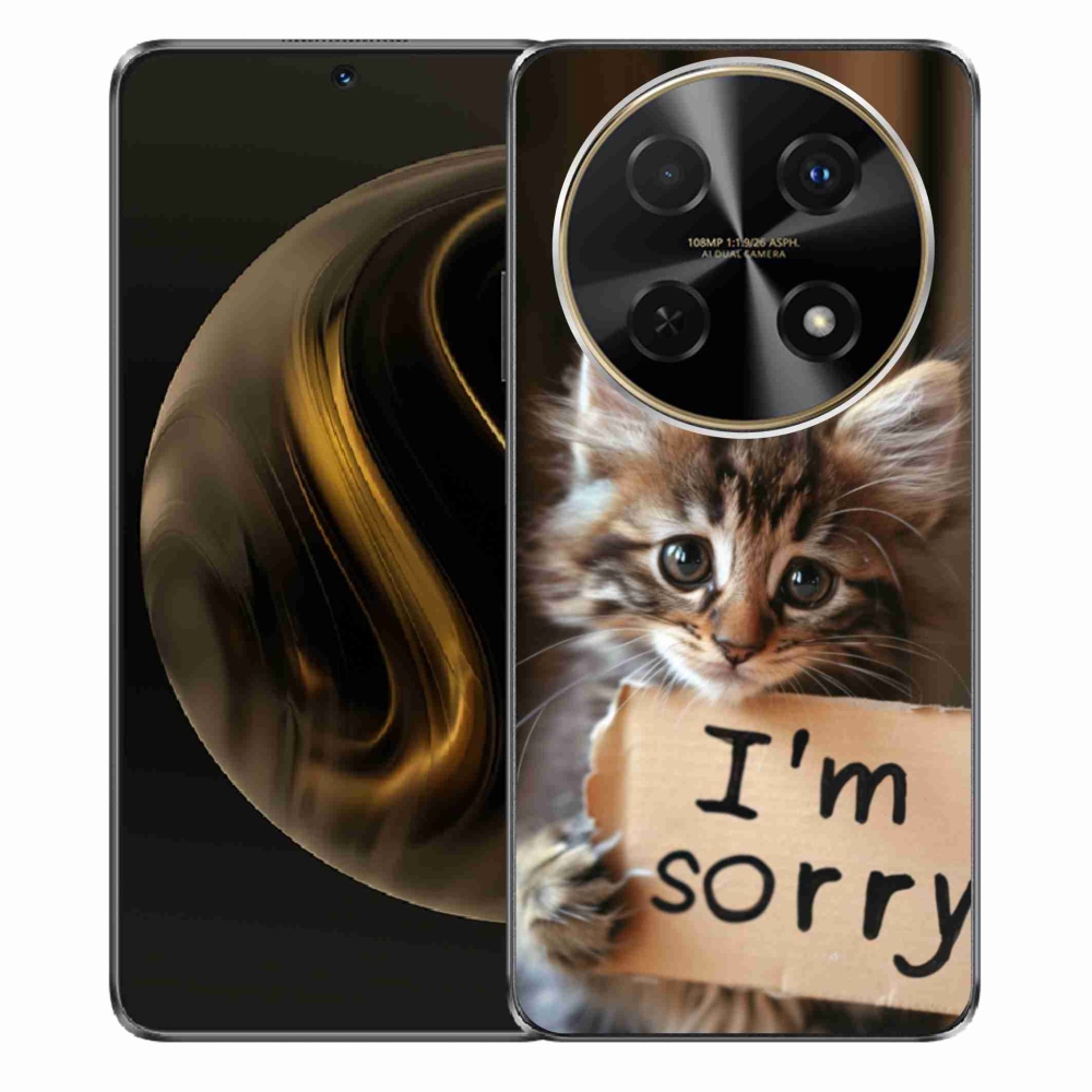 Gélový kryt mmCase na Huawei Nova 12i - mačacie ospravedlnenie