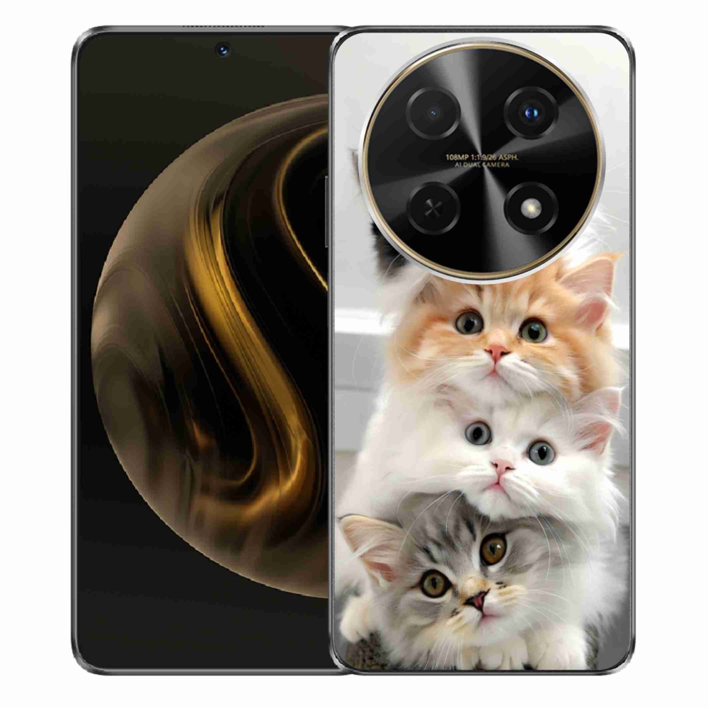 Gélový kryt mmCase na Huawei Nova 12i - mačacia partia