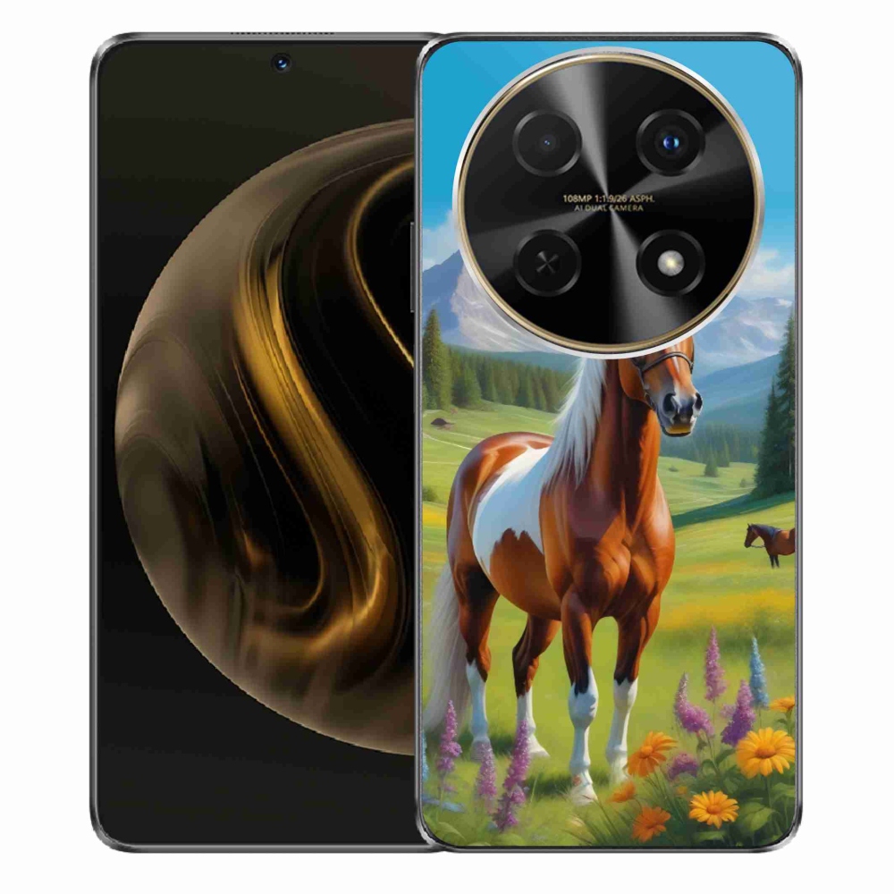 Gélový kryt mmCase na Huawei Nova 12i - kôň na lúke