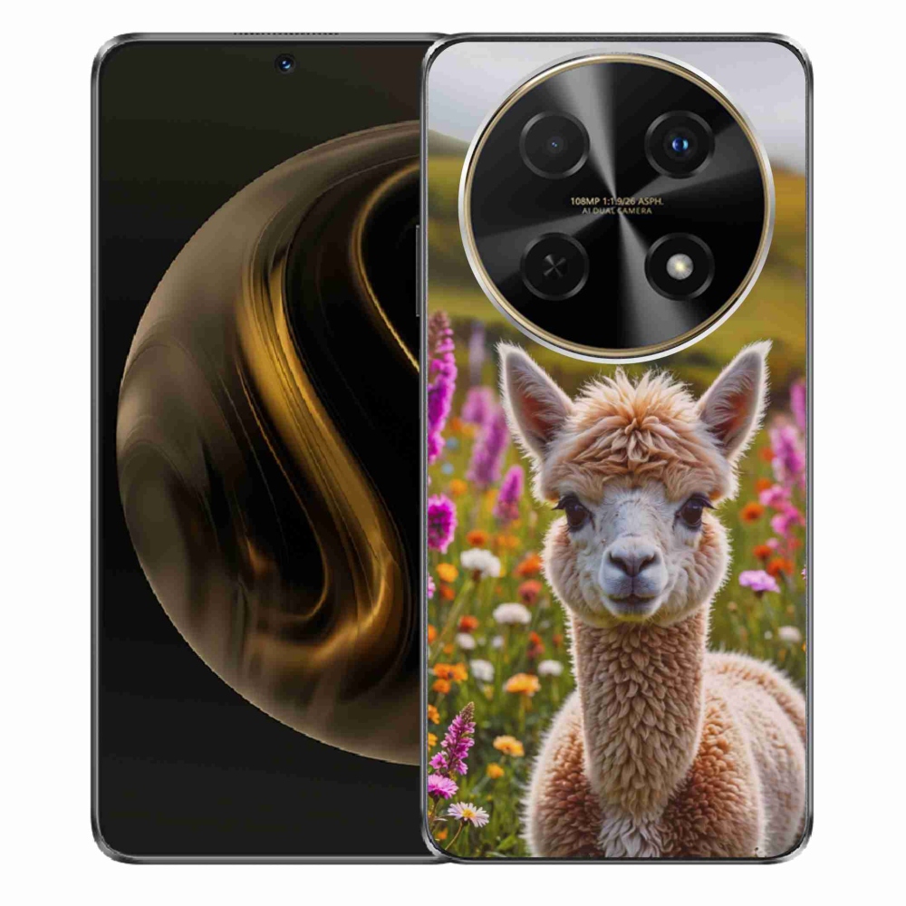 Gélový kryt mmCase na Huawei Nova 12i - lama na lúke