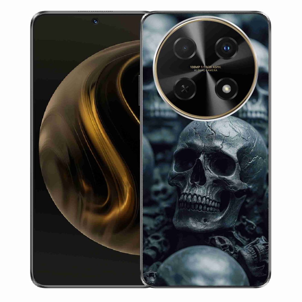 Gélový kryt mmCase na Huawei Nova 12i - lebka 2