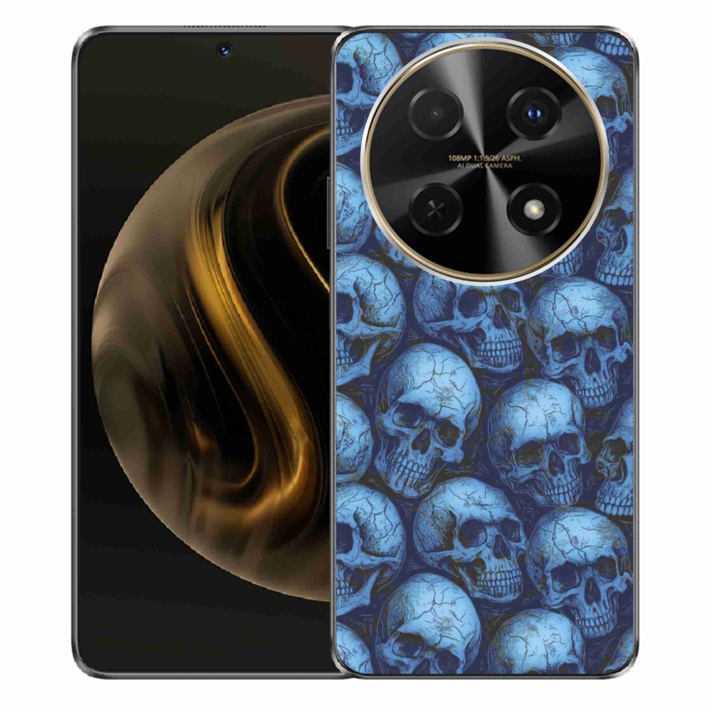 Gélový kryt mmCase na Huawei Nova 12i - lebky