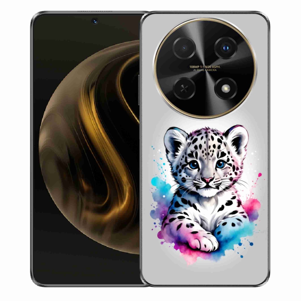 Gélový kryt mmCase na Huawei Nova 12i - leopardej mláďa