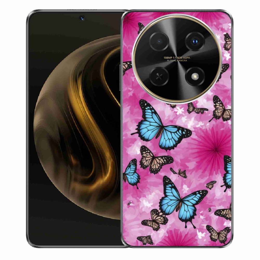 Gélový kryt mmCase na Huawei Nova 12i - motýlia záhrada