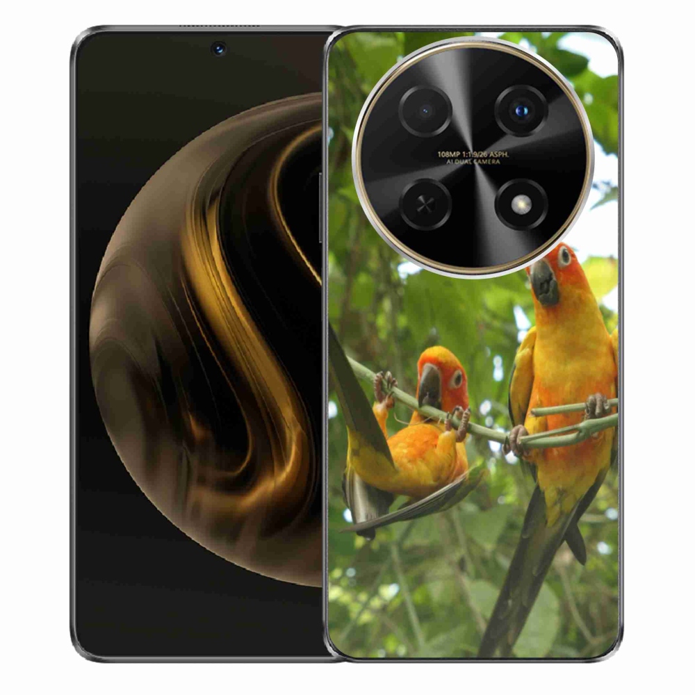 Gélový kryt mmCase na Huawei Nova 12i - papagáje aratingy