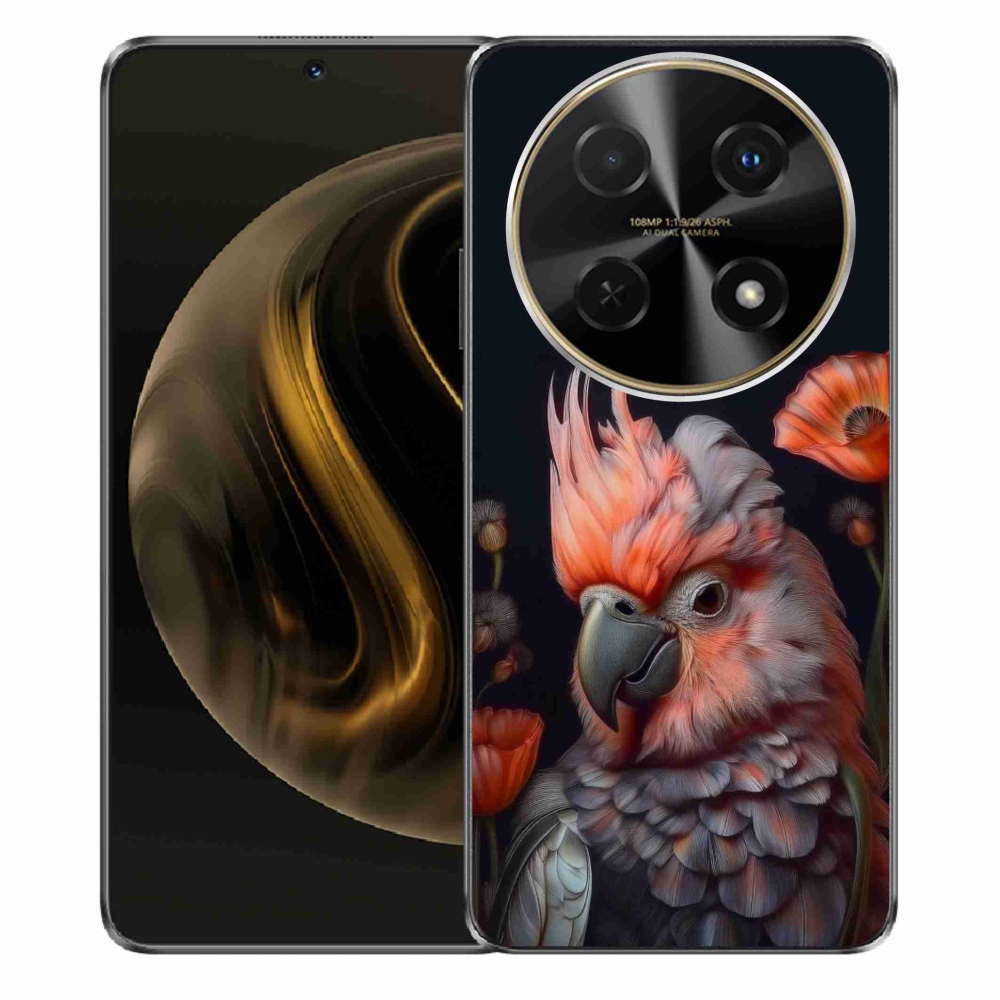 Gélový kryt mmCase na Huawei Nova 12i - papagáj kakadu vo farbách