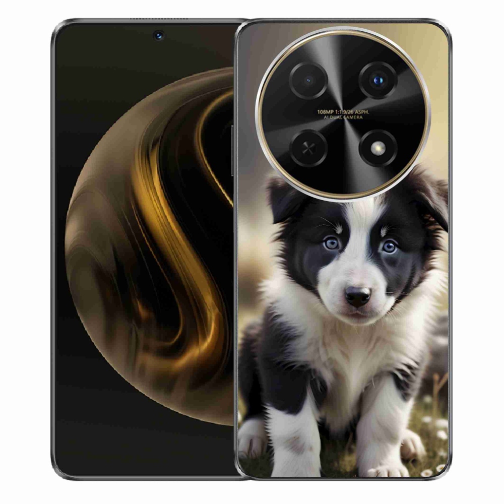 Gélový kryt mmCase na Huawei Nova 12i - roztomilá border kólia