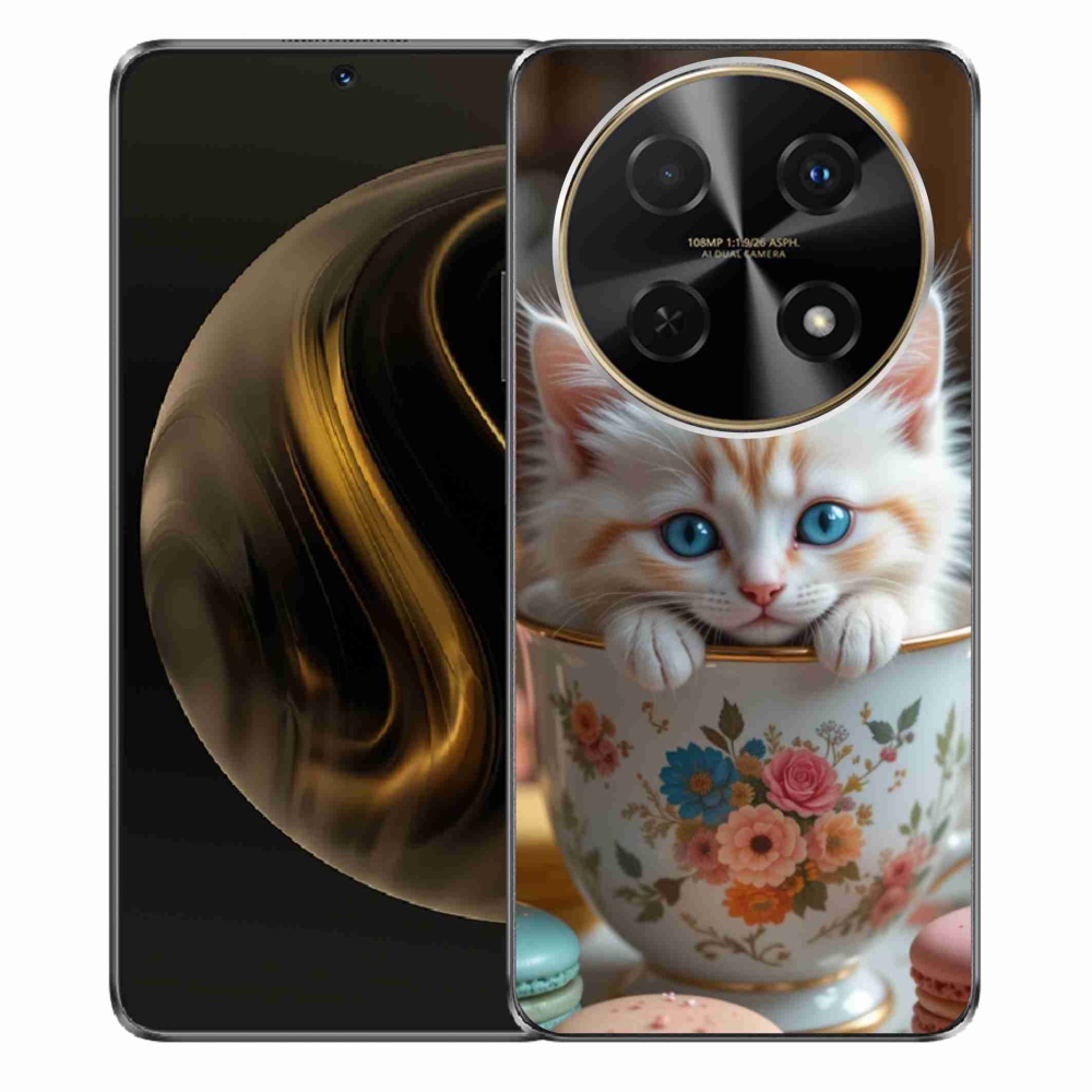 Gélový kryt mmCase na Huawei Nova 12i - roztomilé mačiatko 6