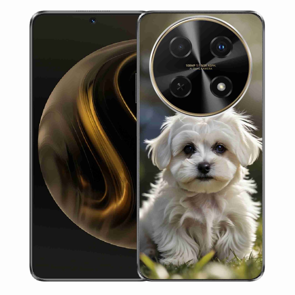 Gélový kryt mmCase na Huawei Nova 12i - roztomilý maltézsky psík