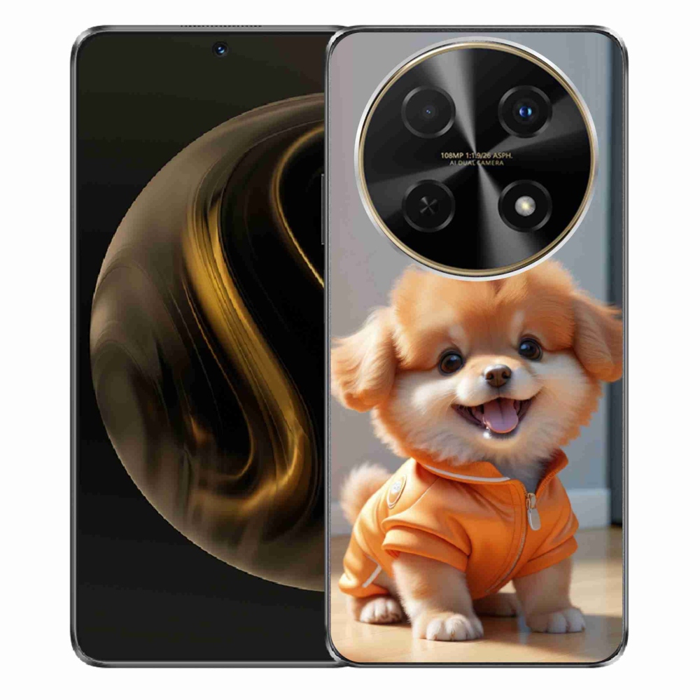 Gélový kryt mmCase na Huawei Nova 12i - roztomilý pomeranian v mikine