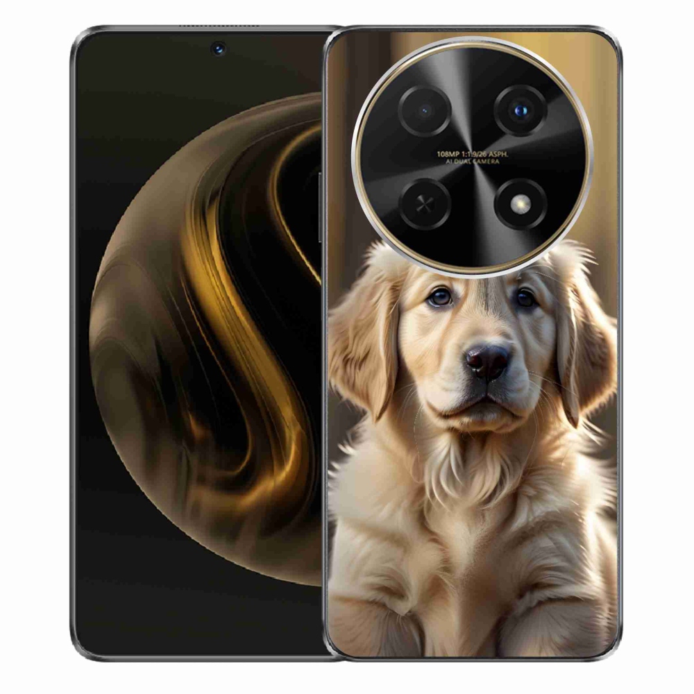 Gélový kryt mmCase na Huawei Nova 12i - roztomilý zlatý retriever