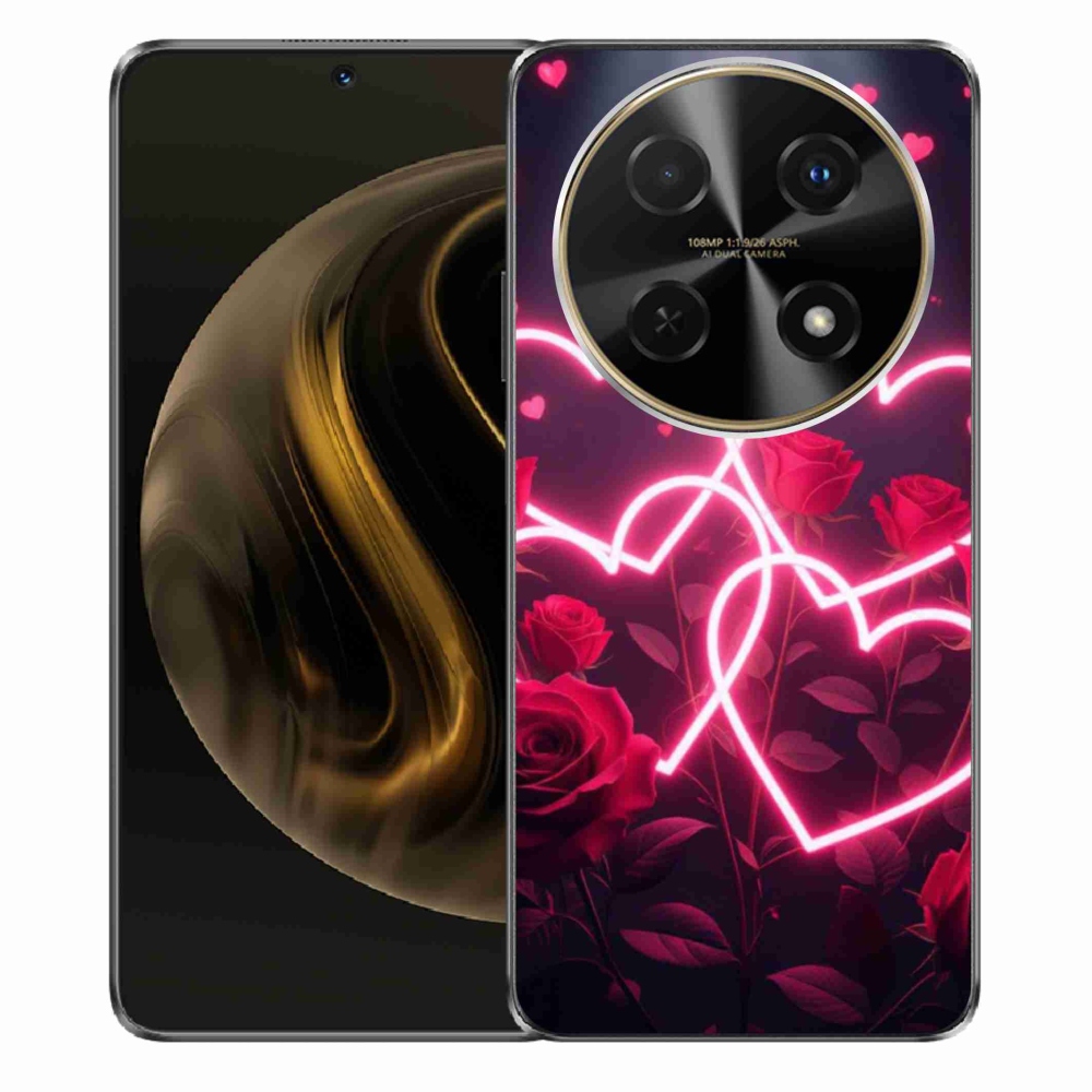 Gélový kryt mmCase na Huawei Nova 12i - srdce lásky