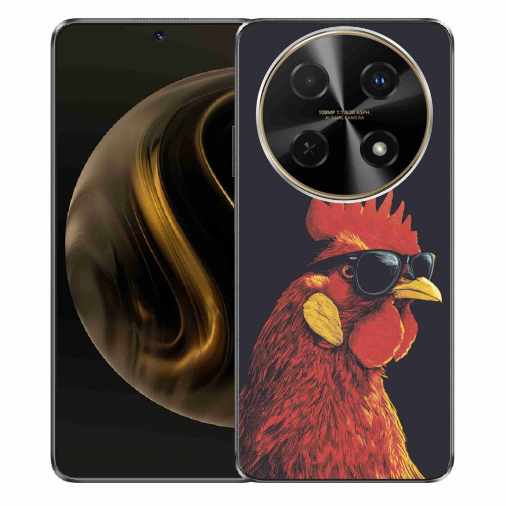 Gélový kryt mmCase na Huawei Nova 12i - štýlový kohút