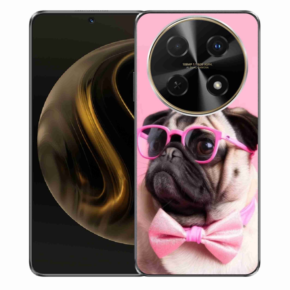 Gélový kryt mmCase na Huawei Nova 12i - štýlový mops