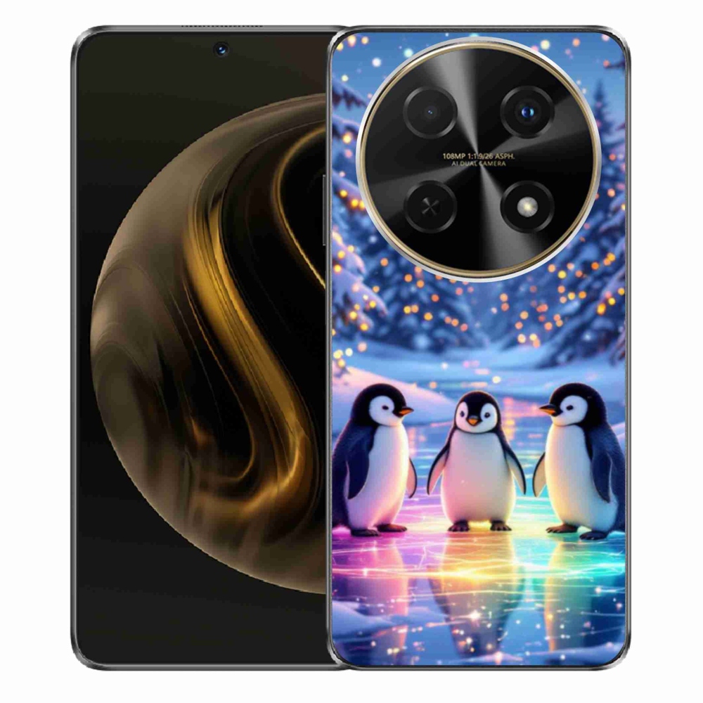Gélový kryt mmCase na Huawei Nova 12i - tučniaky