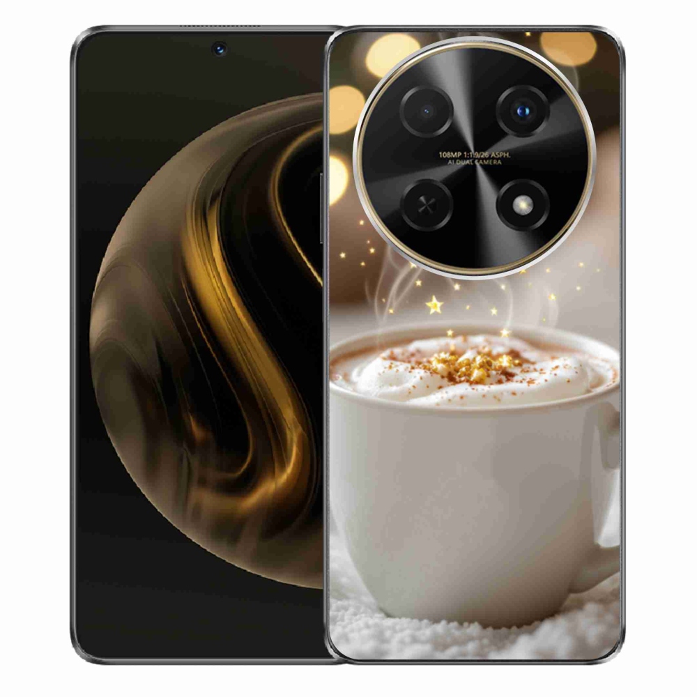 Gélový kryt mmCase na Huawei Nova 12i - vianočný horúci nápoj