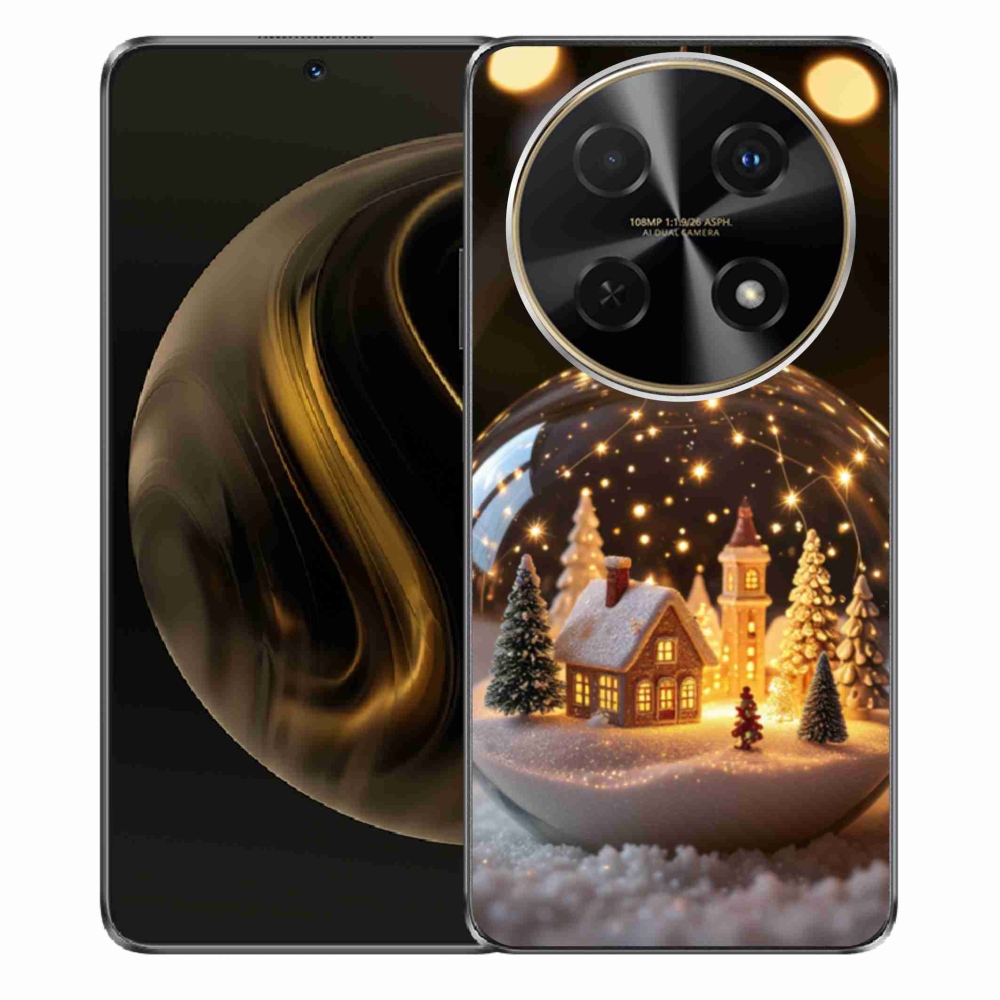 Gélový kryt mmCase na Huawei Nova 12i - vianočné gule 3