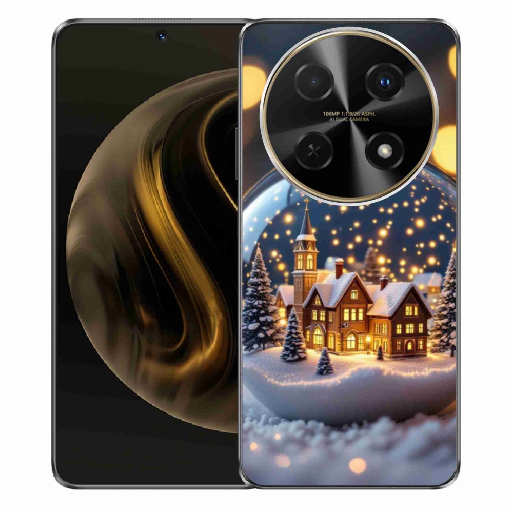 Gélový kryt mmCase na Huawei Nova 12i - vianočné gule 4