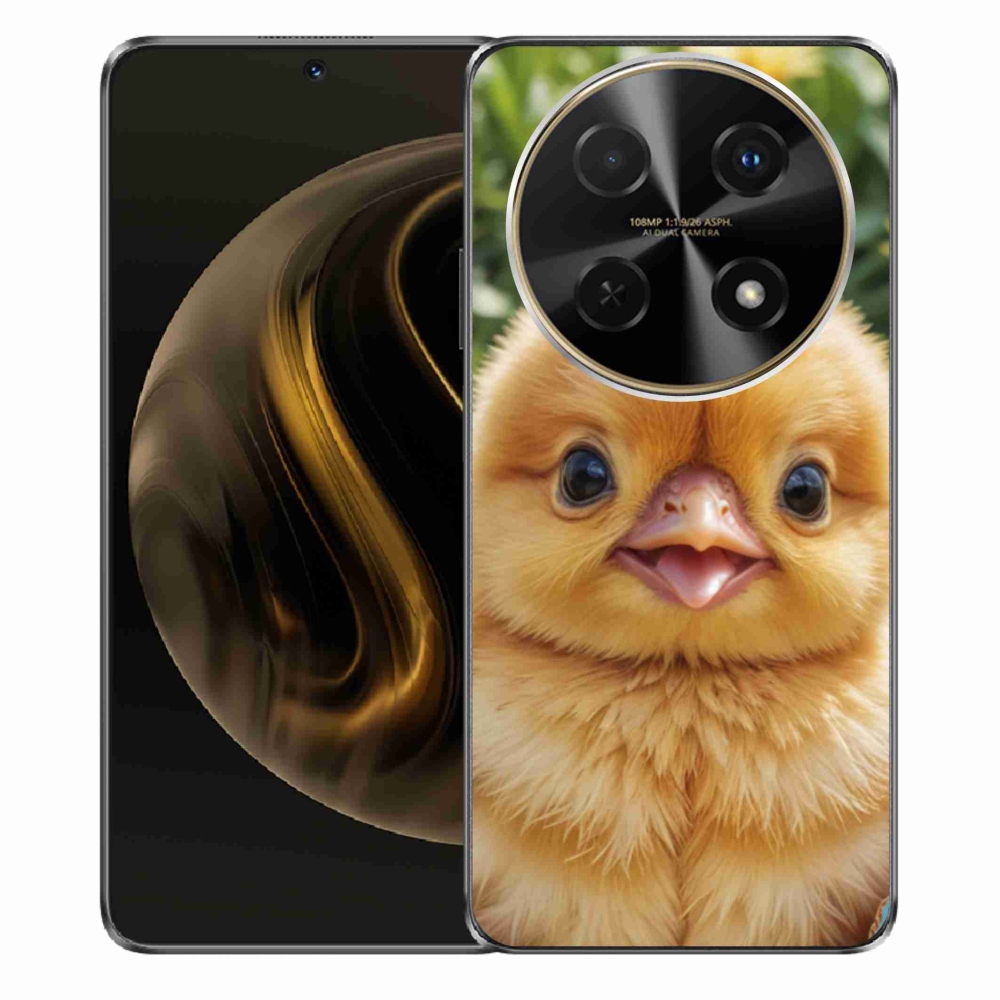 Gélový kryt mmCase na Huawei Nova 12i - veselé kuriatko