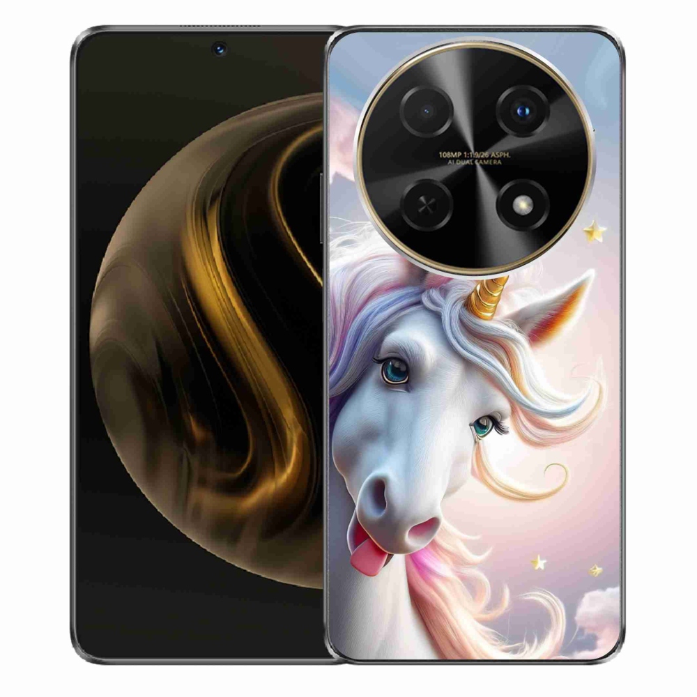 Gélový kryt mmCase na Huawei Nova 12i - veselý jednorožec