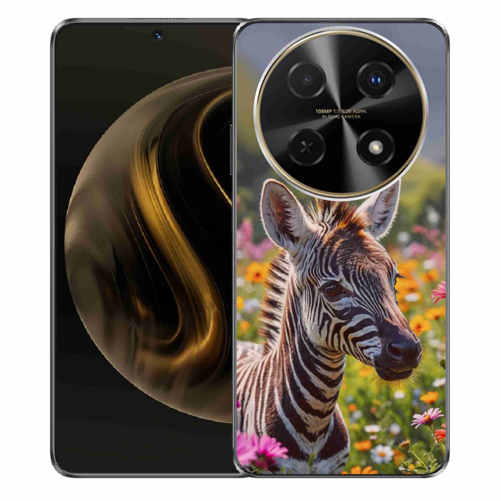 Gélový kryt mmCase na Huawei Nova 12i - zebra na lúke